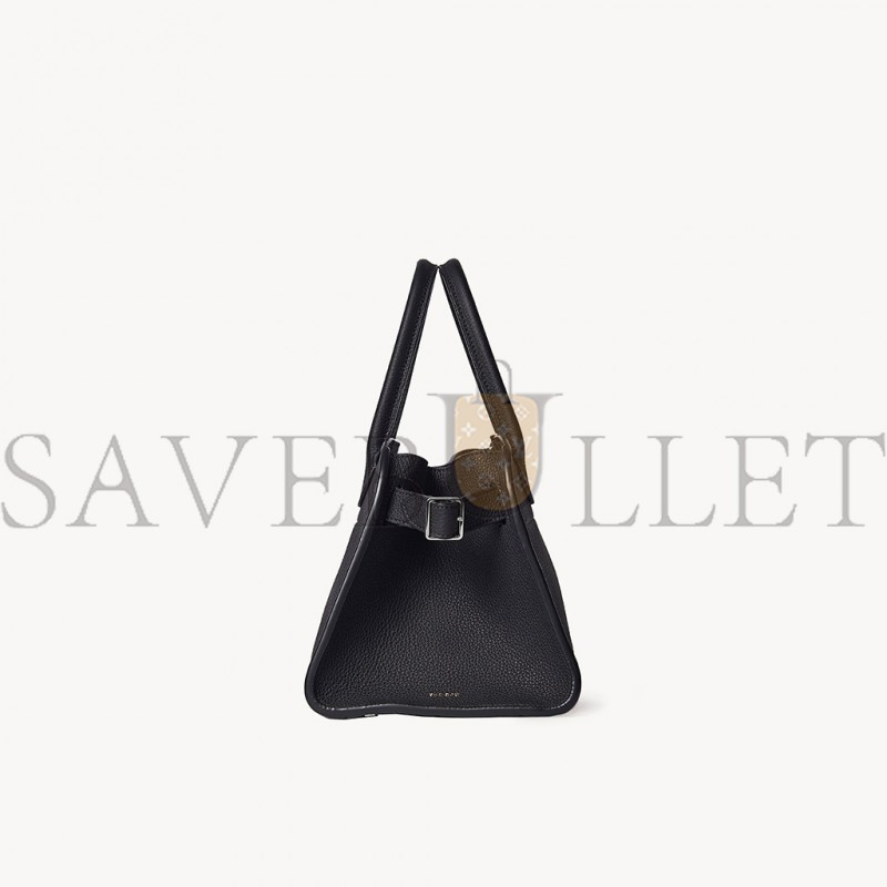 THE ROW SOFT MARGAUX 10 BAG IN LEATHER BLACK W1190L133BLPL (25*18*19cm)