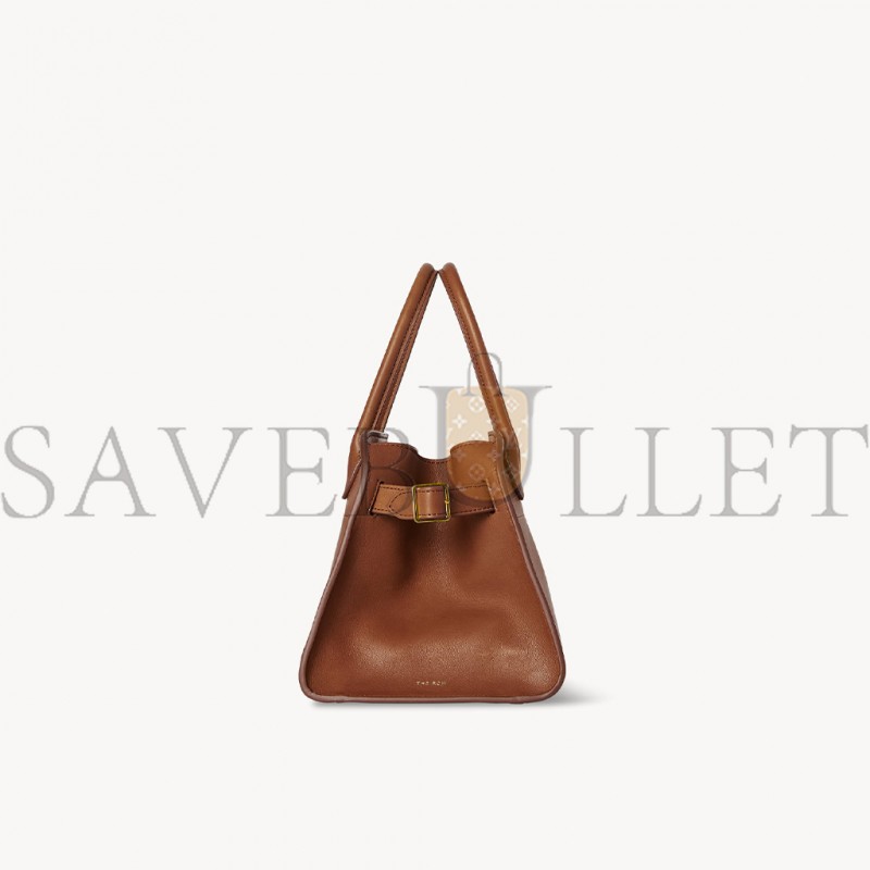 THE ROW SOFT MARGAUX 10 BAG IN LEATHER CUIR W1190L72CUSHG (25*18*19cm)