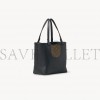 THE ROW SMALL PARK TOTE BAG IN LEATHER BLACK W1199L129BLPL (18*29*10cm)