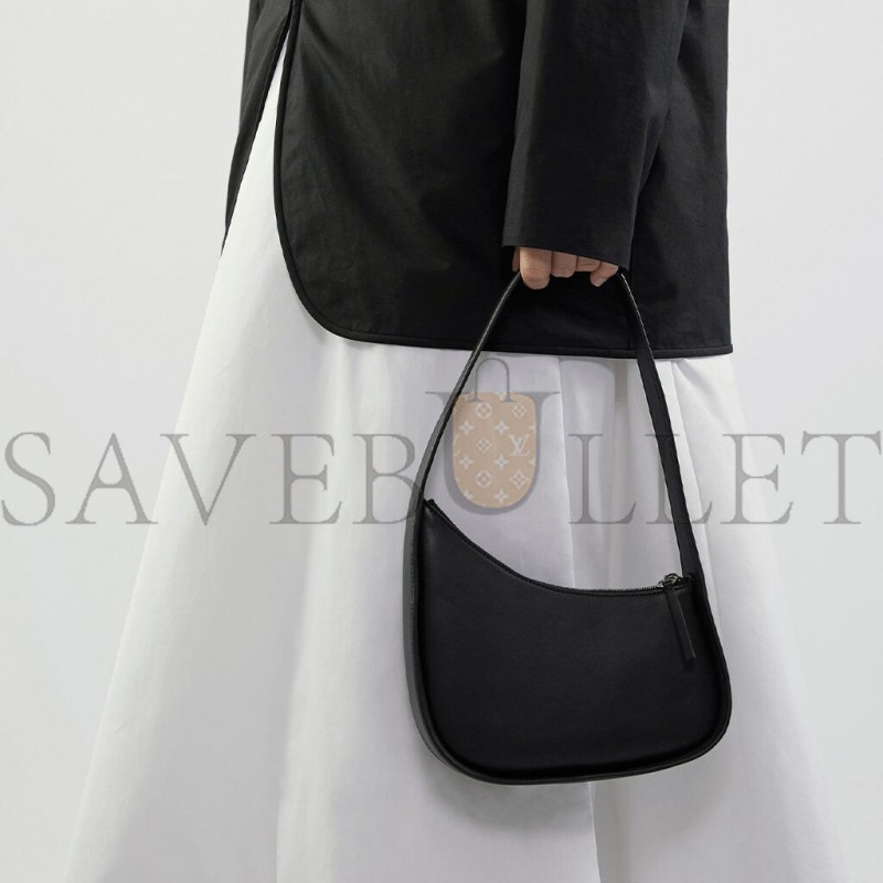 THE ROW HALF MOON BAG IN LEATHER BLACK W1249L52BLPL (34*20*6cm) THE ROW HALF MOON BAG IN LEATHER BLACK W1249L52BLPL (34*20*6cm)