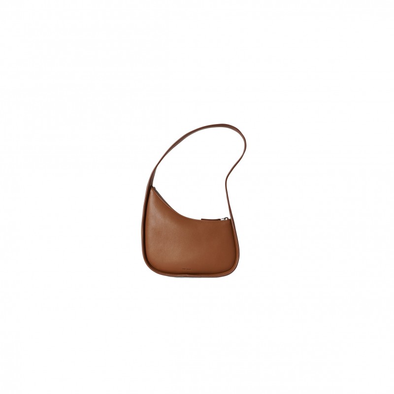 THE ROW HALF MOON BAG IN LEATHER CUIR W1249L60CRPD (20*34*6cm)