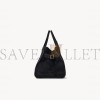 THE ROW SOFT MARGAUX 15 BAG IN SUEDE BLACK W1255L25BLSG (38*28*23cm)