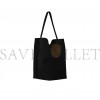 THE ROW LARGE NS PARK TOTE BAG IN NUBUCK BLACK W1273L87BLK (38*43*20cm)