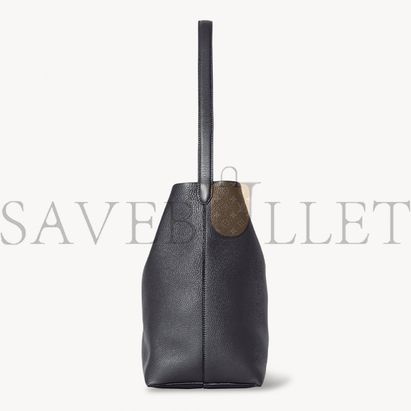 THE ROW MEDIUM NS PARK TOTE BAG IN LEATHER BLACK W1313L129BLPL (33*28*15cm)