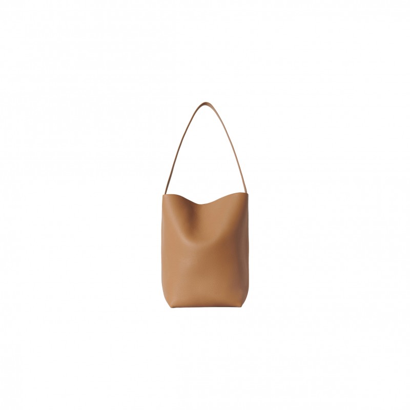 THE ROW MEDIUM NS PARK TOTE BAG IN LEATHER CINNAMON W1313L129CMON (33*28*15cm)