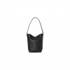 THE ROW SMALL NS PARK TOTE IN LEATHER BLACK W1314L129BLPL (25*22*12cm)