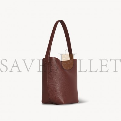 THE ROW SMALL NS PARK TOTE BAG IN LEATHER BURNT WOOD W1314L129BWOD (25*22*12cm) THE ROW SMALL NS PARK TOTE BAG IN LEATHER BURNT WOOD W1314L129BWOD (25*22*12cm)