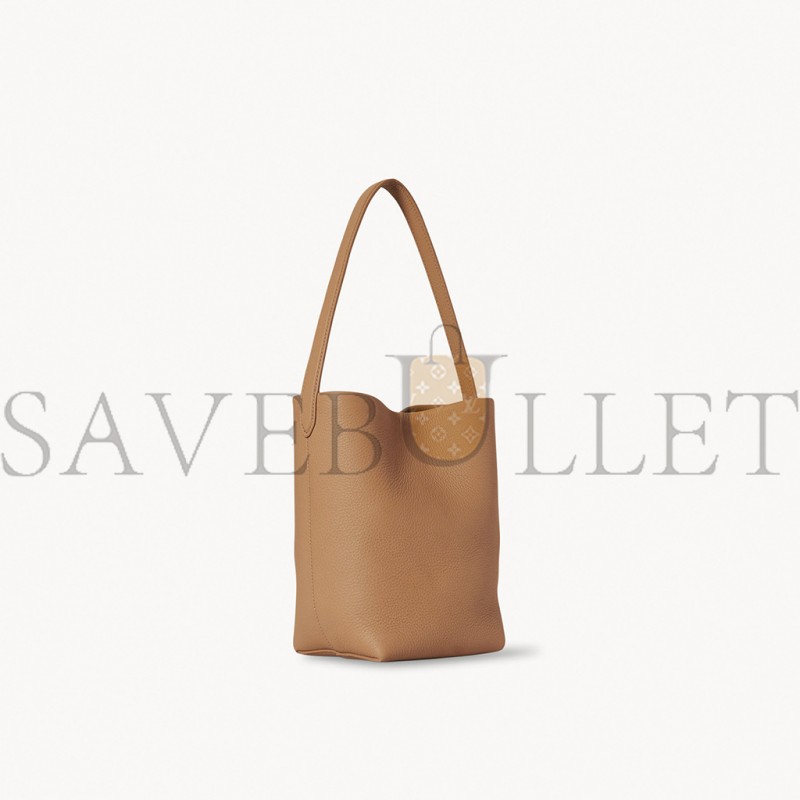 THE ROW SMALL NS PARK TOTE BAG IN LEATHER CINNAMON W1314L129CMON (25*22*12cm)