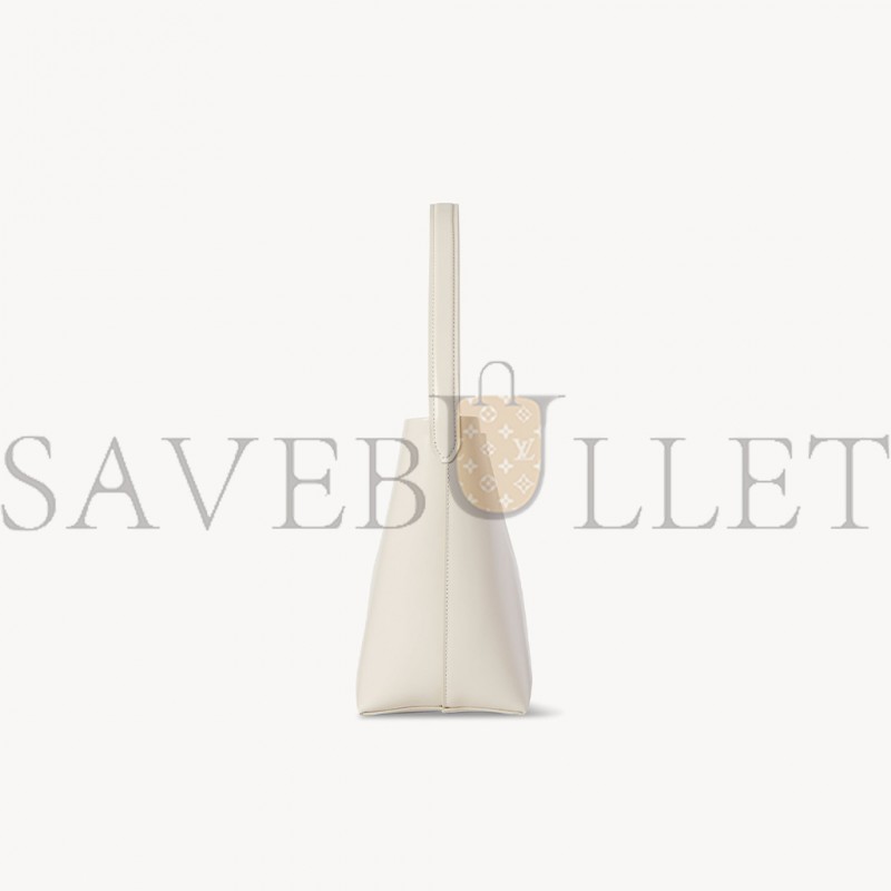 THE ROW SMALL NS PARK TOTE IN LEATHER IVORY W1314L61ISHG (25*22*12cm)