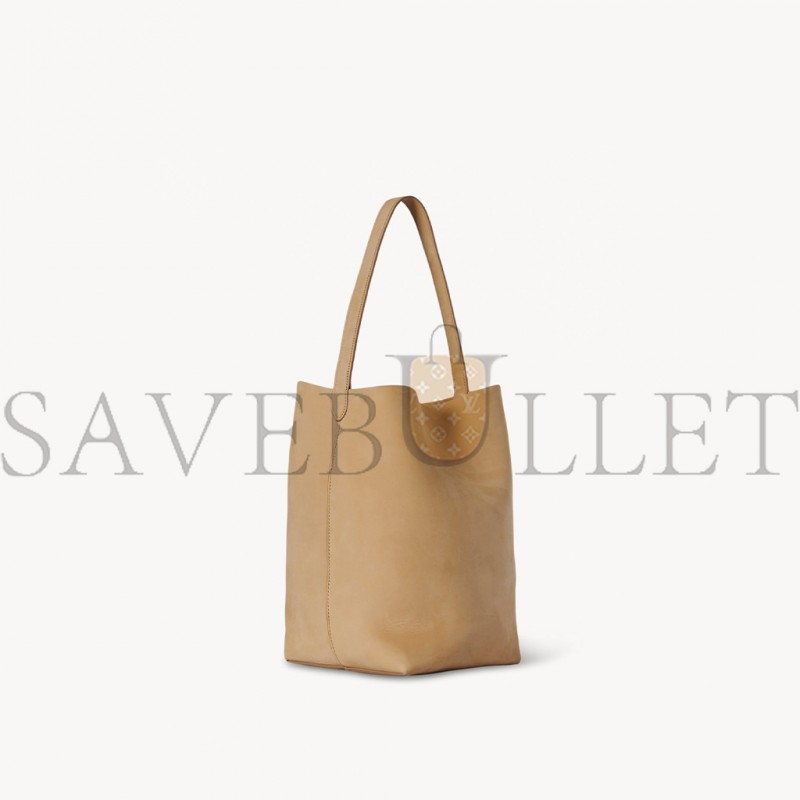 THE ROW S PARK TOTE BAG IN NUBUCK CROISSANT W1314L87CRO (25*22*12cm)