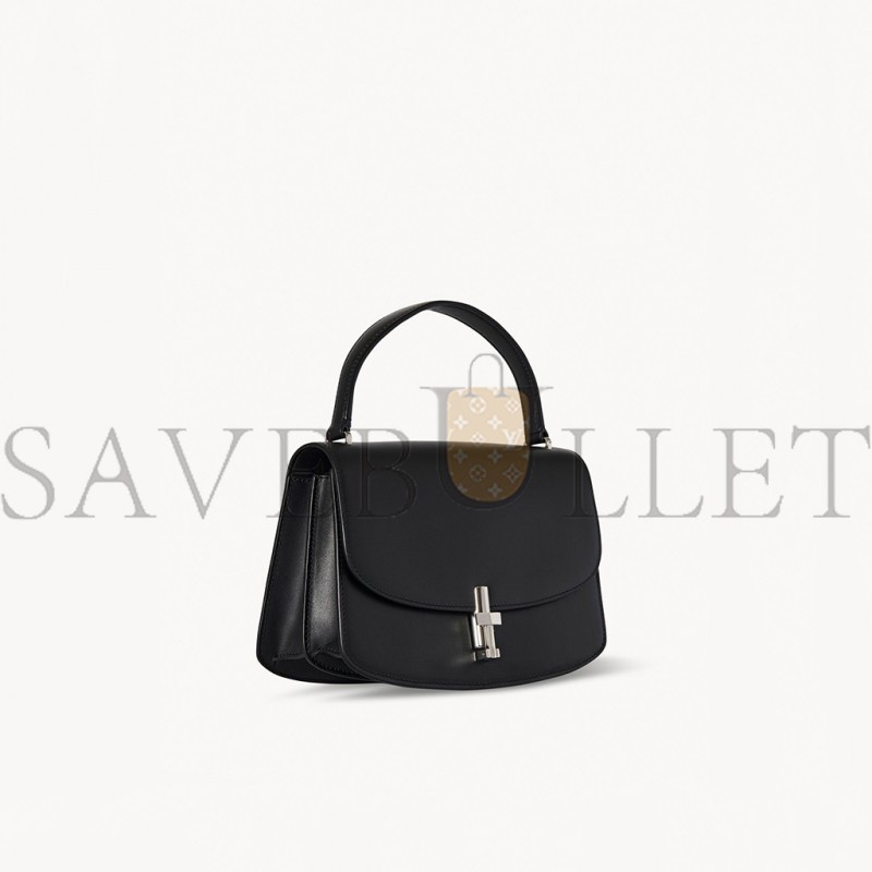 THE ROW SOFIA 8.75 BAG IN LEATHER BLACK W1442L60BLPL (22*15*9cm)