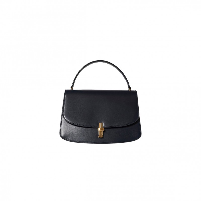 THE ROW SOFIA 10.00 BAG IN LEATHER BLACK W1446L60BLSG  (25*18*11cm)