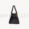 THE ROW SOFT MARGAUX 12 BAG IN LEATHER BLACK W1586L133BLPL (30*23*19cm)