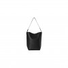 THE ROW LARGE NS SHOULDER BAG IN LEATHER BLACK W1587L72SBLPL (33*28*15cm)