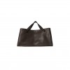 THE ROW IDAHO BAG IN LEATHER DARK BROWN W1593L72DBSHG (35*20*17cm)