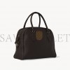 THE ROW INDIA 12.00 BAG IN LEATHER DARK BROWN W1595L23DBP (30*30*24cm)