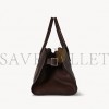 THE ROW EW MARGAUX BAG IN LEATHER DARK CHOCOLATE W1629L72DCAS (44*28*12cm)