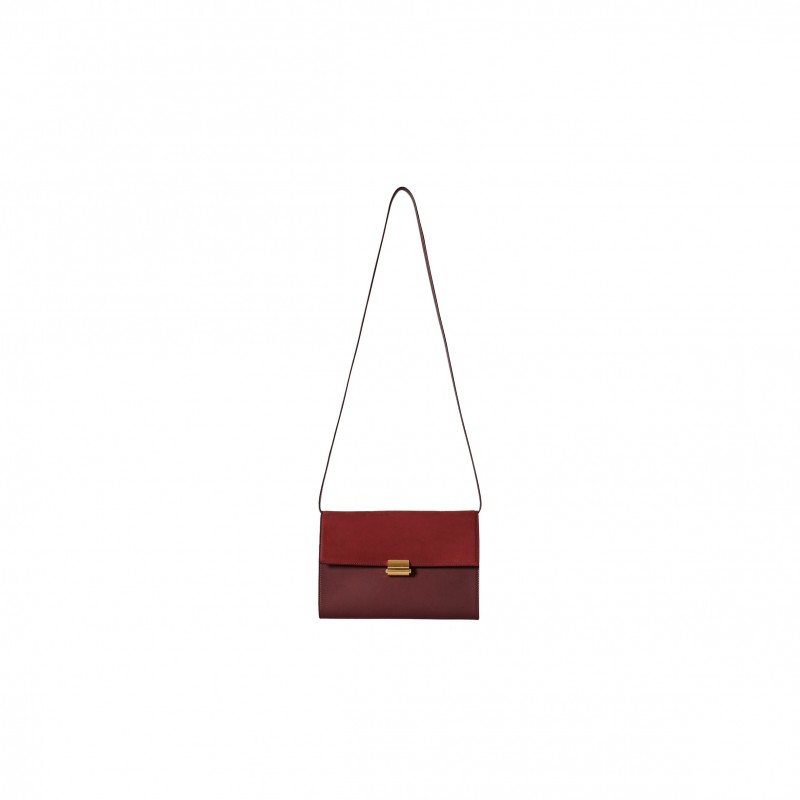 THE ROW LAURIE BAG IN LEATHER SYRAM REDCHIANTI W1633L57L87SYCHG (22*15*3cm)