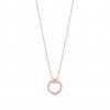 Tiffany T Diamond Pendant in 18k Rose Gold with a Baguette Diamond