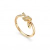 TIFFANY KNOT RING IN YELLOW GOLD WITH DIAMONDS