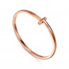 TIFFANY T T1 HINGED BANGLE IN ROSE GOLD, NARROW