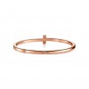 TIFFANY T T1 HINGED BANGLE IN ROSE GOLD, NARROW