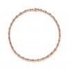 TIFFANY HARDWEAR MEDIUM LINK NECKLACE IN ROSE GOLD