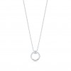 Tiffany T Diamond Pendant in 18k White Gold with a Baguette Diamond