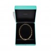 TIFFANY HARDWEAR GRADUATED LINK NECKLACE IN YELLOW GOLD WITH PAVÉ DIAMONDS	