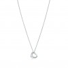 TIFFANY  ELSA PERETTI® OPEN HEART PENDANT IN PLATINUM WITH DIAMONDS