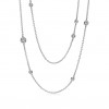 TIFFANY  ELSA PERETTI® DIAMONDS BY THE YARD® SPRINKLE NECKLACE IN PLATINUM WITH DIAMONDS