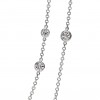 TIFFANY  ELSA PERETTI® DIAMONDS BY THE YARD® SPRINKLE NECKLACE IN PLATINUM WITH DIAMONDS