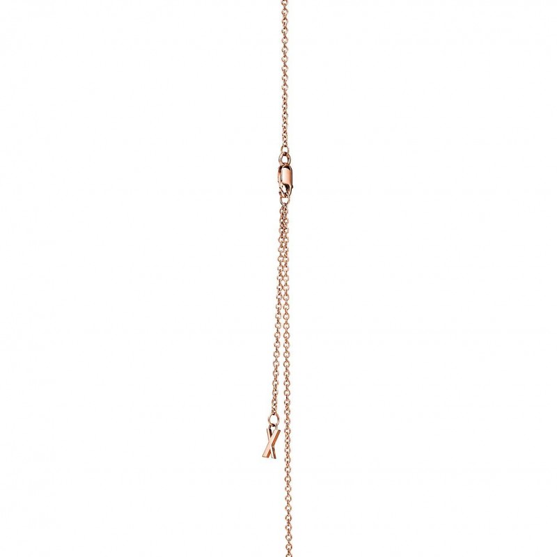 TIFFANY&CO. ATLAS® X CLOSED INTERLOCKING PENDANT IN ROSE GOLD 67789229