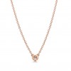 TIFFANY  ELSA PERETTI® DIAMONDS BY THE YARD® SINGLE DIAMOND PENDANT IN ROSE GOLD