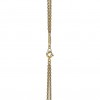 TIFFANY HARDWEAR LINK PENDANT IN YELLOW GOLD WITH PAVÉ DIAMONDS