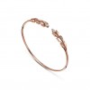 TIFFANY VICTORIA® VINE WIRE BRACELET IN ROSE GOLD WITH DIAMONDS