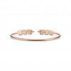 TIFFANY VICTORIA® VINE WIRE BRACELET IN ROSE GOLD WITH DIAMONDS