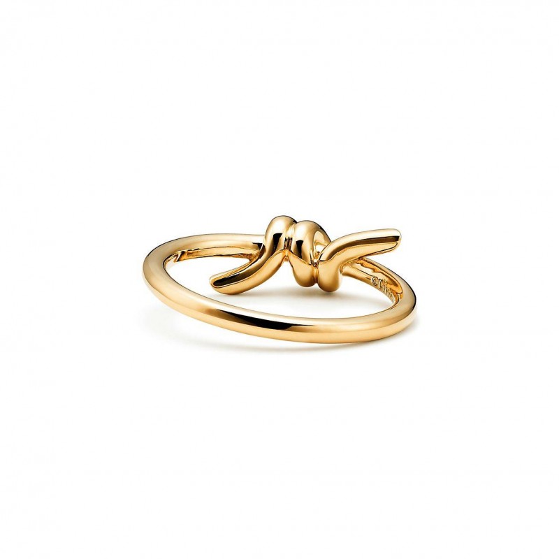 TIFFANY KNOT RING IN ROSE GOLD