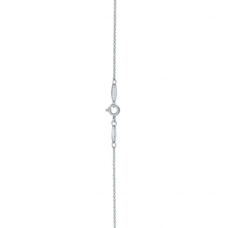 TIFFANY  ELSA PERETTI® DIAMONDS BY THE YARD® SINGLE DIAMOND PENDANT IN PLATINUM