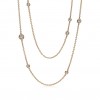 TIFFANY  ELSA PERETTI® DIAMONDS BY THE YARD® SPRINKLE NECKLACE IN YELLOW GOLD WITH DIAMONDS