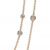 TIFFANY  ELSA PERETTI® DIAMONDS BY THE YARD® SPRINKLE NECKLACE IN YELLOW GOLD WITH DIAMONDS