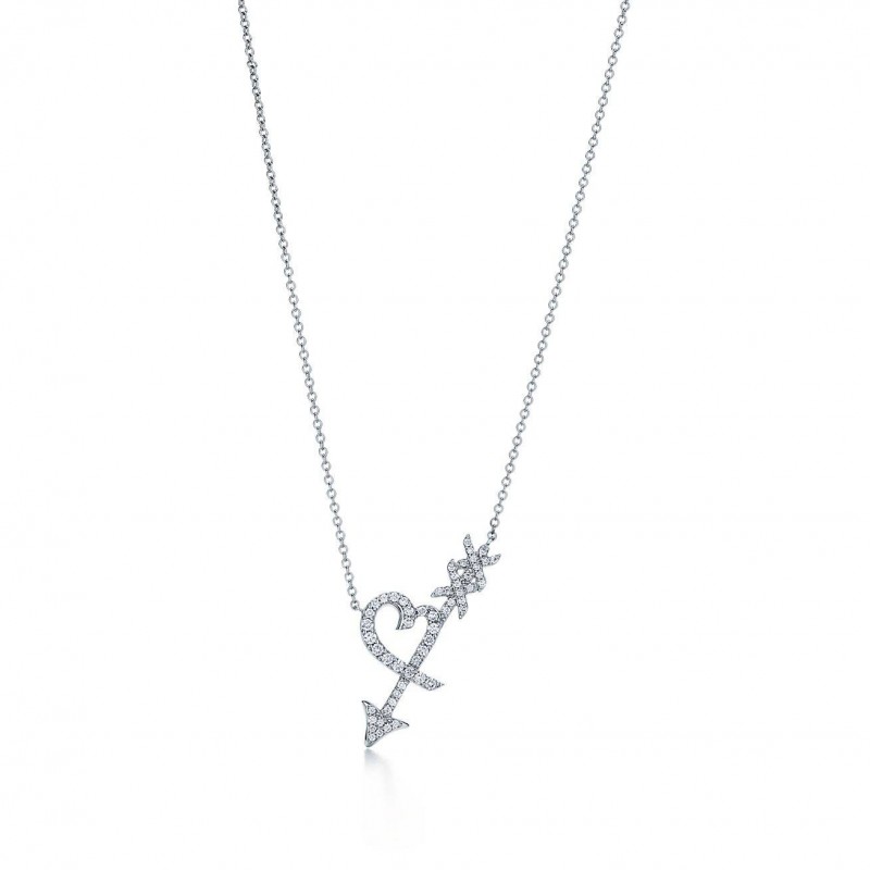 TIFFANY  Palomas Graffiti Heart Arrow Pendant