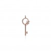 TIFFANY KEYS TIFFANY VICTORIA® DIAMOND VINE CIRCLE KEY IN 18K ROSE GOLD