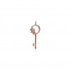 TIFFANY KEYS TIFFANY VICTORIA® DIAMOND VINE CIRCLE KEY IN 18K ROSE GOLD