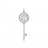 TIFFANY KEYS TIFFANY VICTORIA® DIAMOND VINE KEY IN PLATINUM