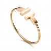 TIFFANY T WIDE WIRE BRACELET IN 18K GOLD