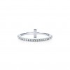 Tiffany T Diamond Wire Band Ring in 18k White Gold