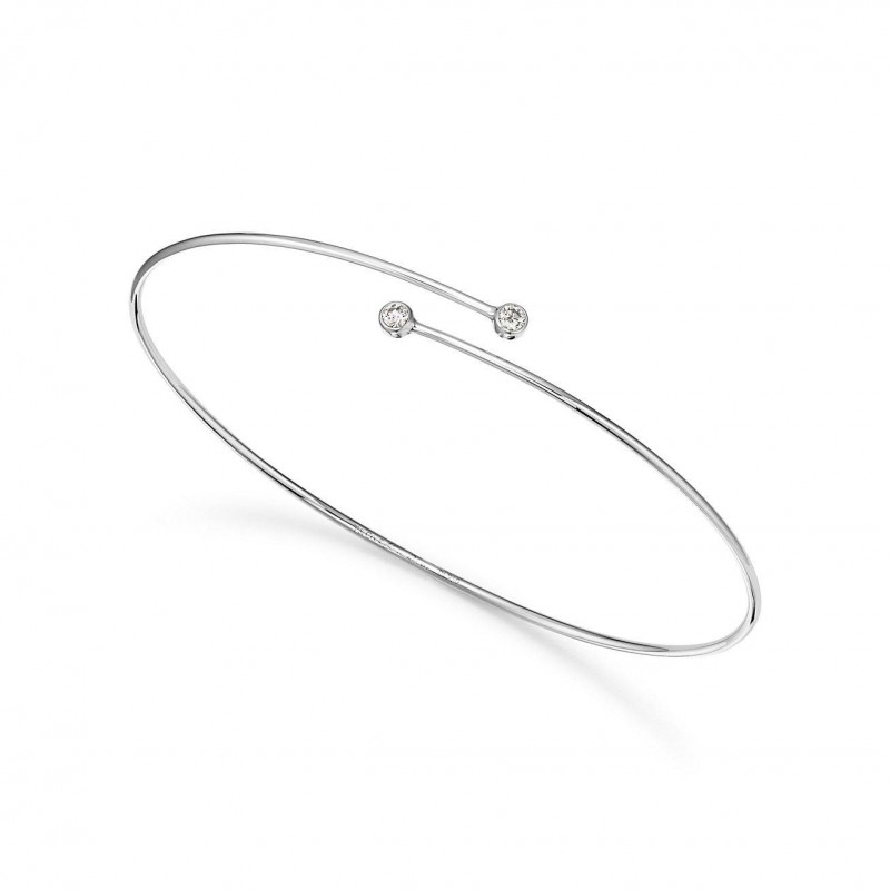 TIFFANY ELSA PERETTI® DIAMOND HOOP SINGLE-ROW BANGLE