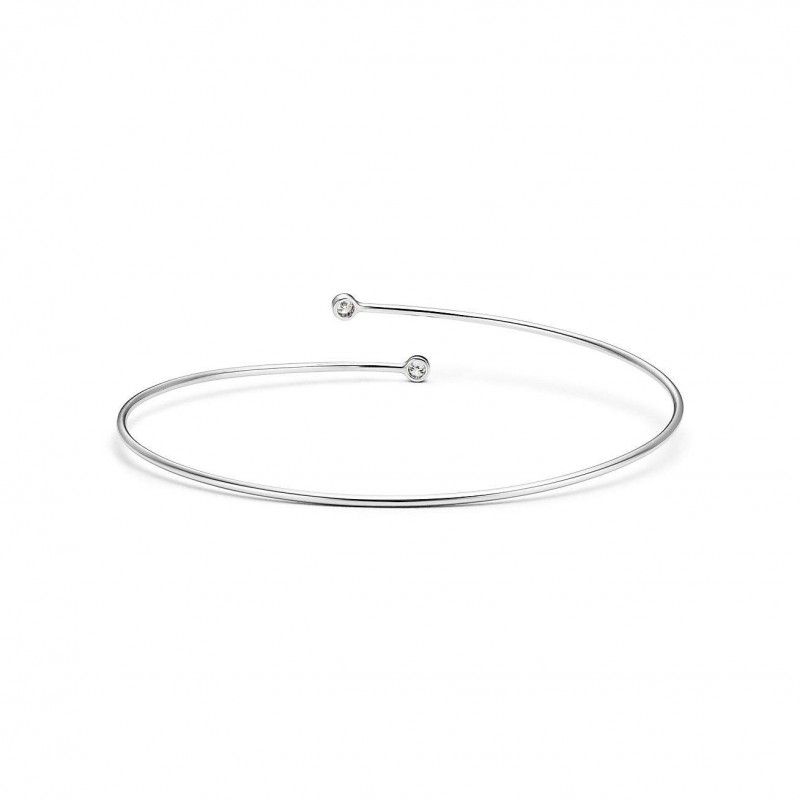 TIFFANY ELSA PERETTI® DIAMOND HOOP SINGLE-ROW BANGLE