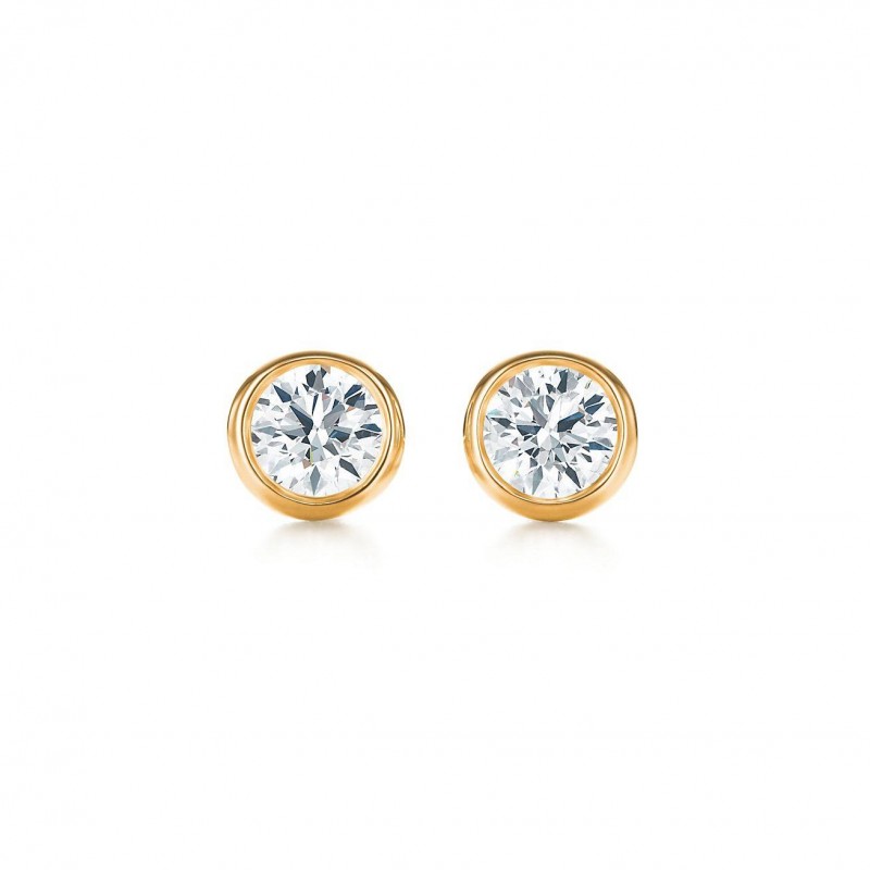 TIFFANY  ELSA PERETTI® DIAMONDS BY THE YARD® EARRINGS IN YELLOW GOLD 60017484